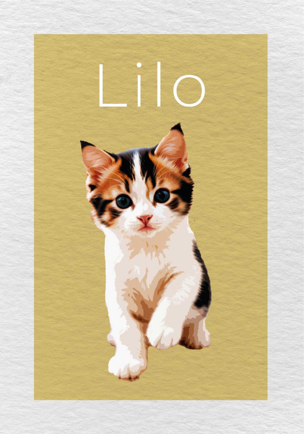 ポスター 他動物 パーソナライズされた描画効果 - TENSTICKERS