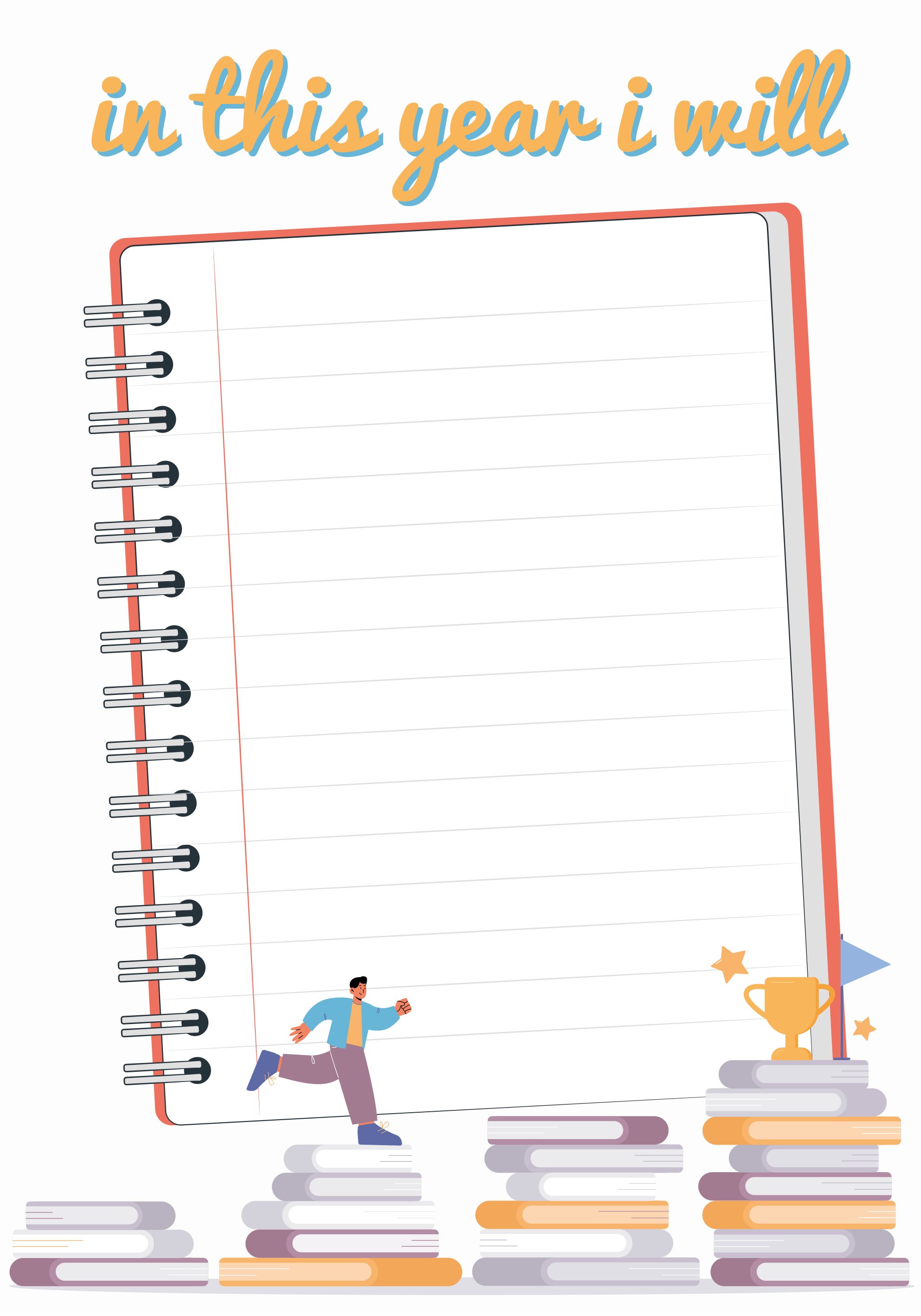 今年の目標ポスター - TENSTICKERS