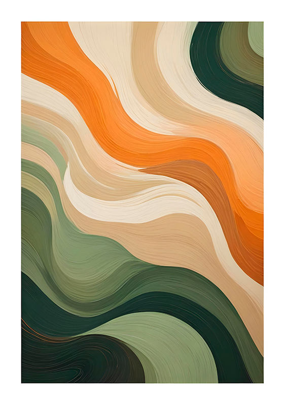 アート ポスター 多彩なパステルカラー - TENSTICKERS