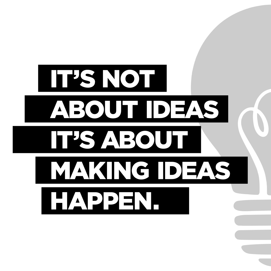 ポスター オフィス アイデアを形にするデザイン - TENSTICKERS