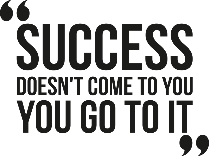 ポスター オフィス 成功する素晴らしいデザイン - TENSTICKERS