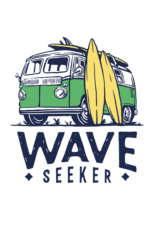 ポスター ユースルーム サーフィン少年のバン - TENSTICKERS