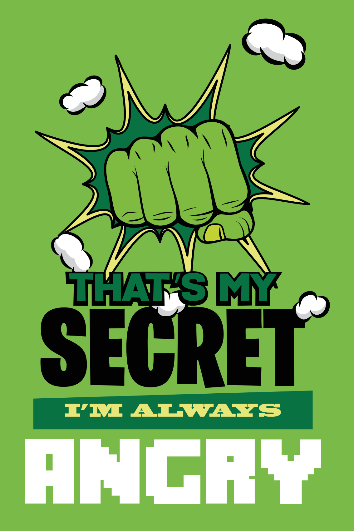 ポスター ユースルーム いつも怒っている - TENSTICKERS