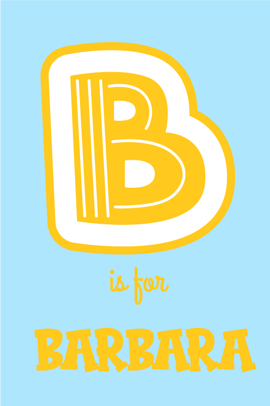 ポスター ユースルーム アルファベットの個別化 - TENSTICKERS