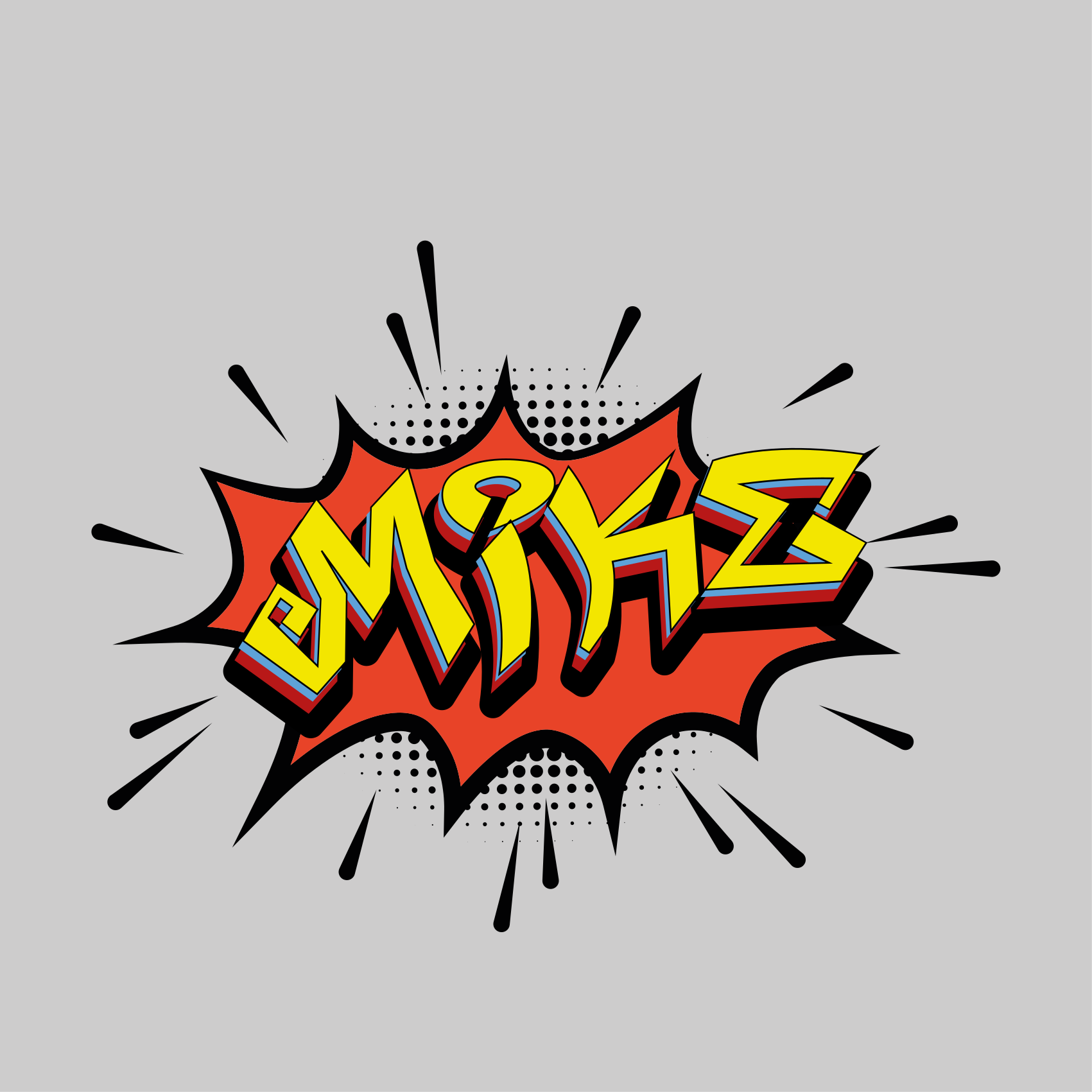 ポスター ユースルーム 漫画風レタリングスタイル - TENSTICKERS