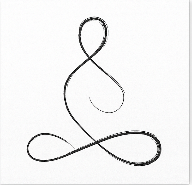 スポーツポスター呼吸ヨガデザイン - TENSTICKERS