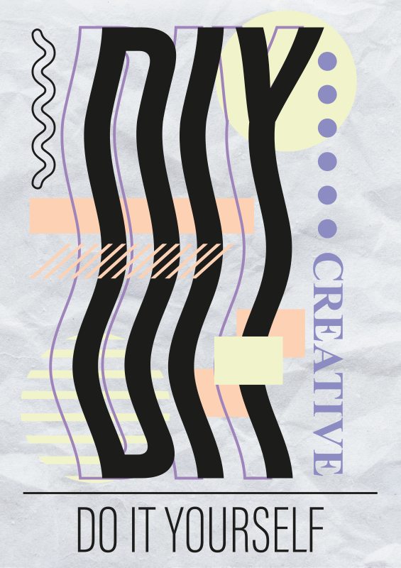 自分でやるポスターデザイン - TENSTICKERS