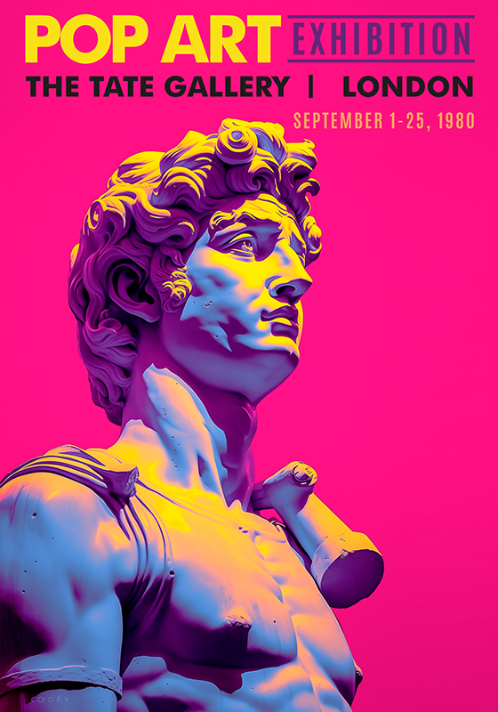 ポスター リビングルーム ポップアート展 - TENSTICKERS