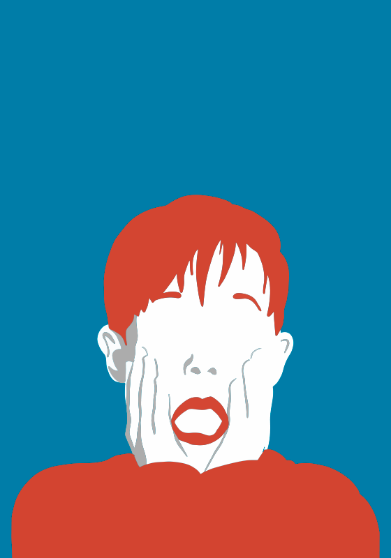 ポスターの全貌 怖い子供 - TENSTICKERS