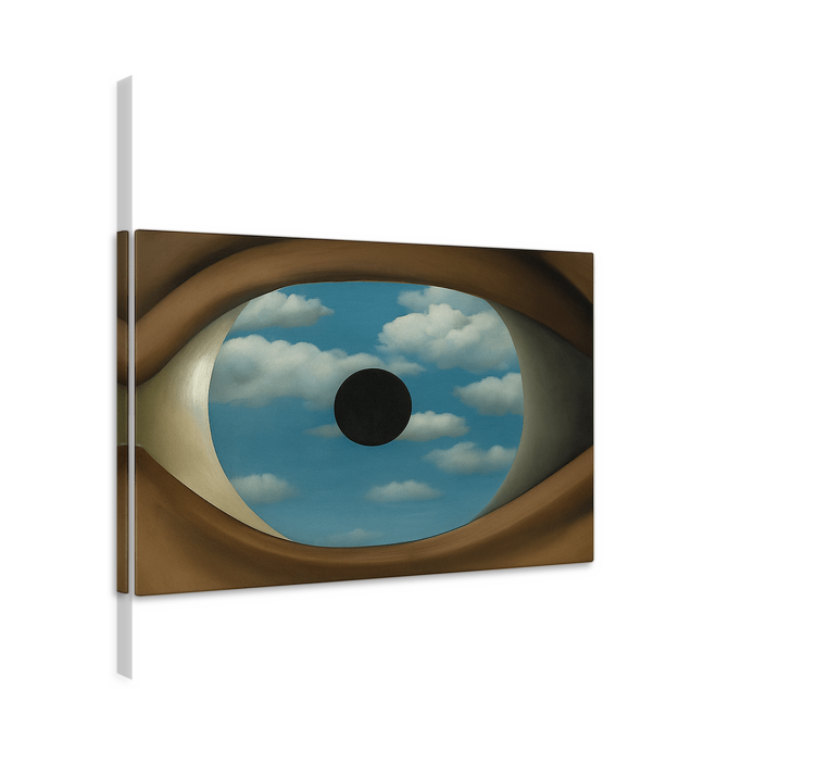 キャンバス 美術 偽の鏡 - TENSTICKERS