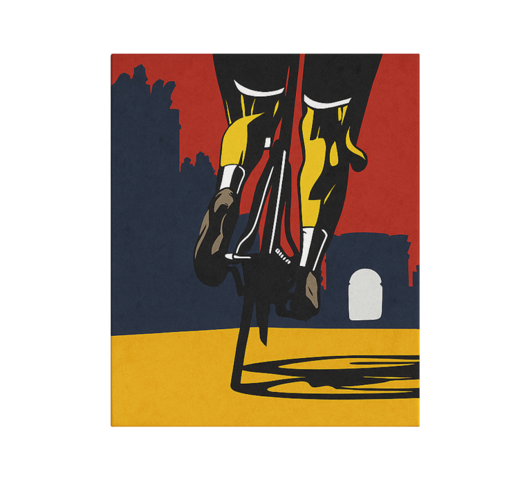 キャンバス スポーツ 足を閉じろ - TENSTICKERS