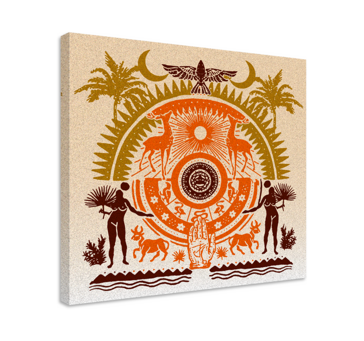 キャンバス フランス 精霊の自然の風景 - TENSTICKERS