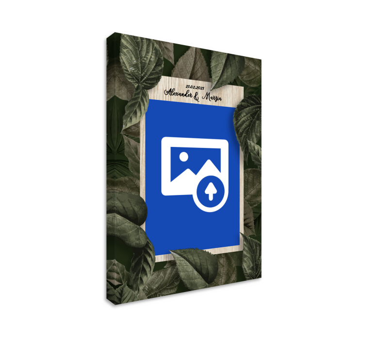 キャンバス 人とキャラクター 結婚式の手とブーケ - TENSTICKERS