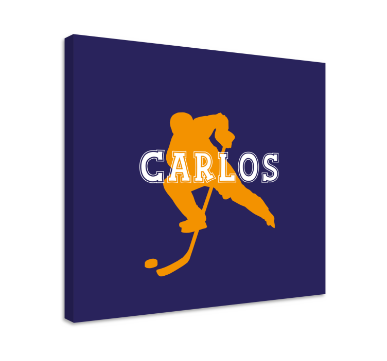 キャンバス スポーツ アイスホッケー選手 - TENSTICKERS