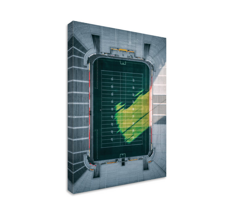 キャンバス スポーツ 空中スタジアムビュー - TENSTICKERS