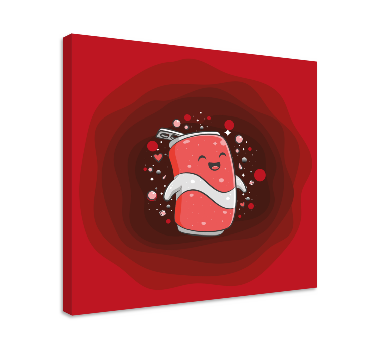 テーブルと他のテキスト ハッピーソーダキャラクター - TENSTICKERS