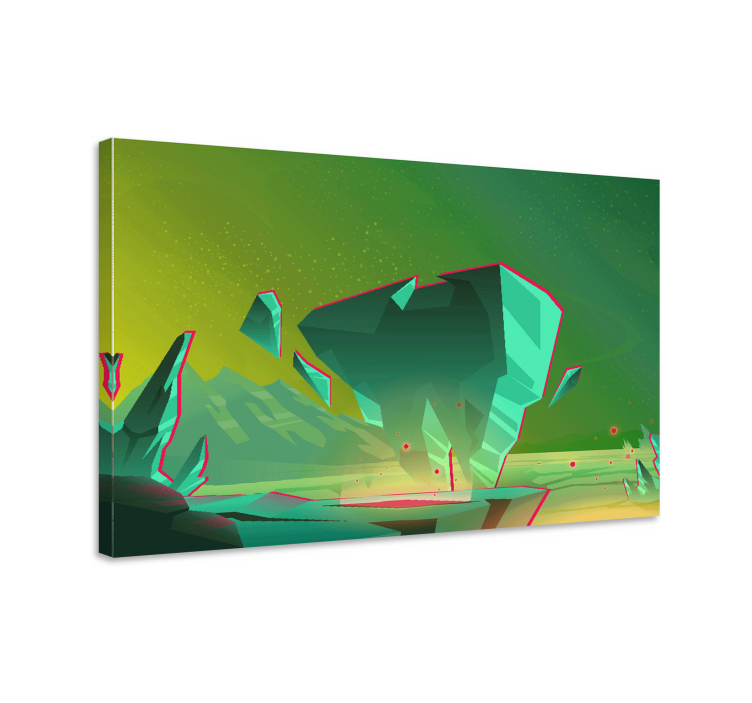 近代的な四角形の幾何学的景観要素 - TENSTICKERS