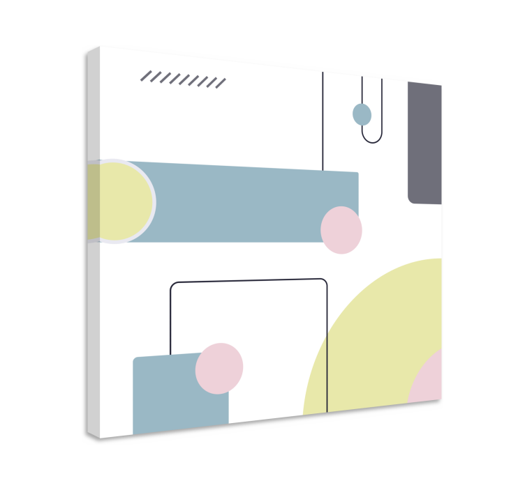 近代的な四角形の抽象的な幾何学的構成 - TENSTICKERS