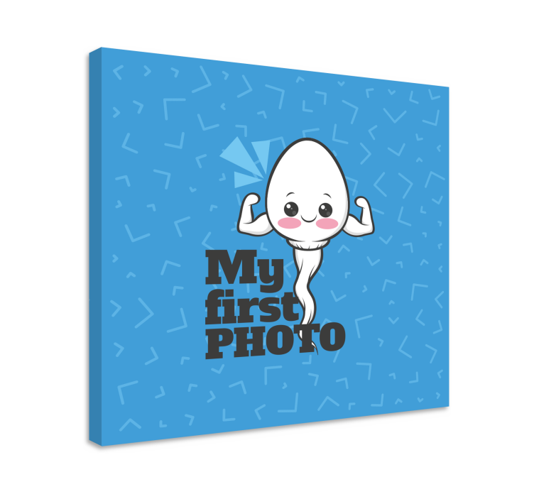 キャンバス 保育園 私の初めての写真 - TENSTICKERS