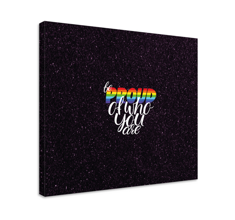 キャンバス 引用符 プライドを持とうの言葉 - TENSTICKERS