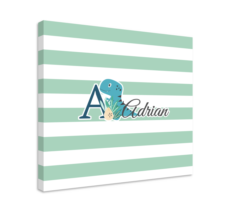 キャンバス 恐竜 アドリアンの遊び心あふれる恐竜 - TENSTICKERS