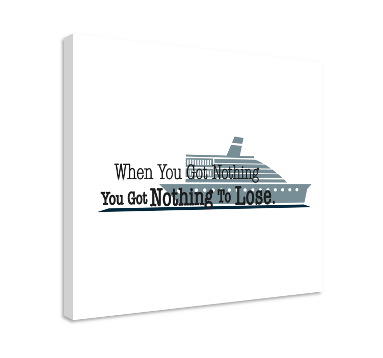 キャンバス 引用符 海にインスパイアされた言葉 - TENSTICKERS