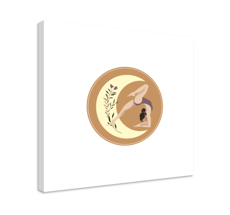 キャンバス 子供達 ヨガポーズの静けさ - TENSTICKERS