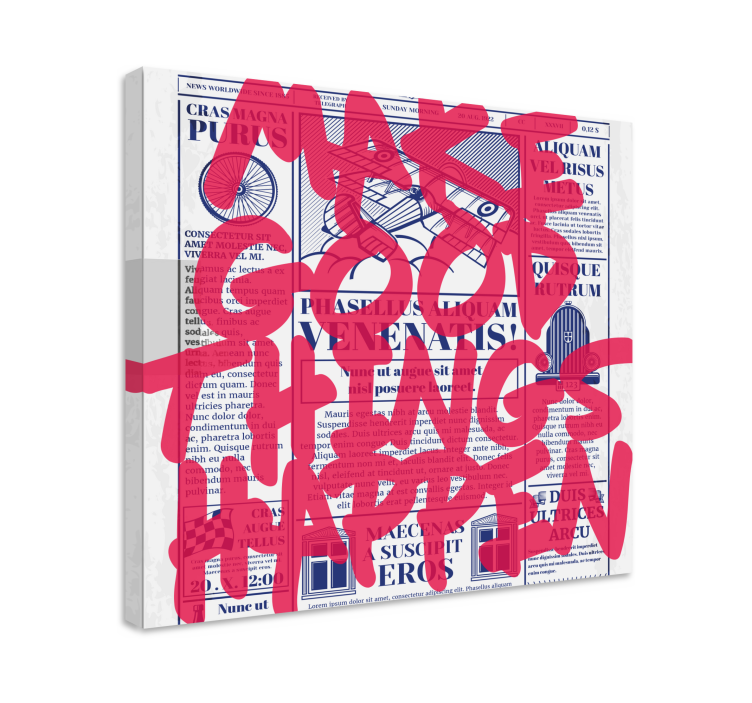 キャンバス 引用符 良いものを作ろう - TENSTICKERS