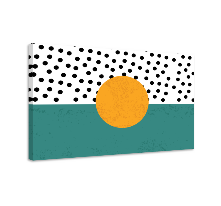 キャンバス 幾何学的 大胆な幾何学デザイン - TENSTICKERS