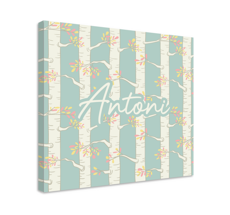 キャンバス 花や植物 白樺の花 - TENSTICKERS