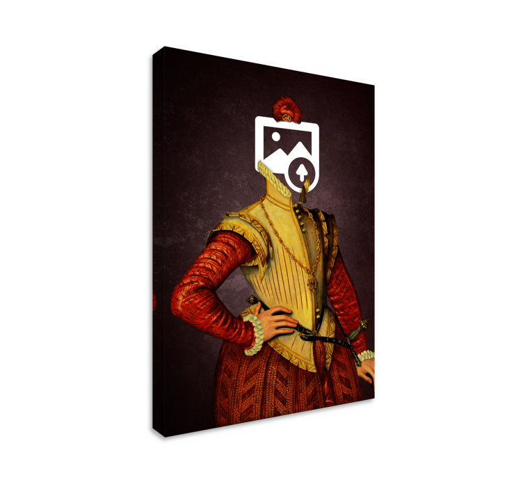 貴族の猫猫のキャンバスプリント - TENSTICKERS