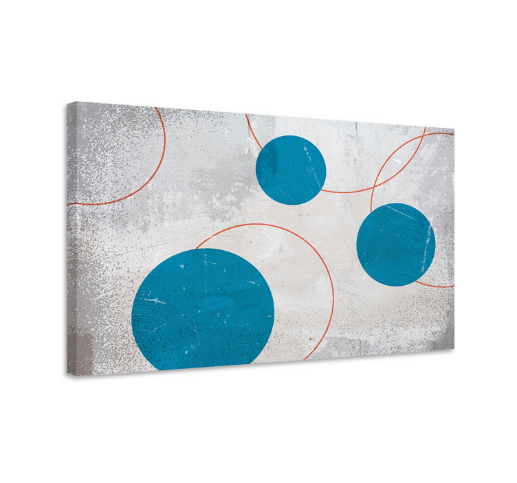 ブルータリズムデザインのキャンバスアートプリント - TENSTICKERS