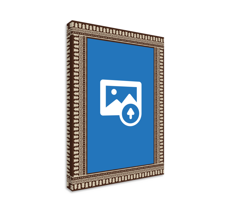 カスタム写真ボヘミアンフレームパーソナライズされたキャンバス - TENSTICKERS