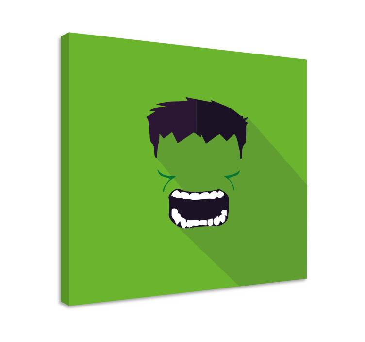 緑のスーパーヒーロースーパーヒーロー額入り写真 - TENSTICKERS