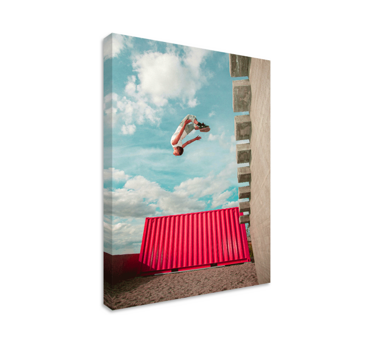 パルクール ポスター印刷デザイン - TENSTICKERS