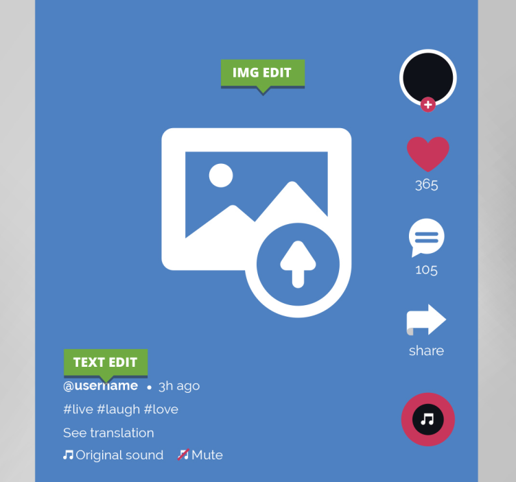 パーソナライズ可能 キャンバス チクタク - TENSTICKERS