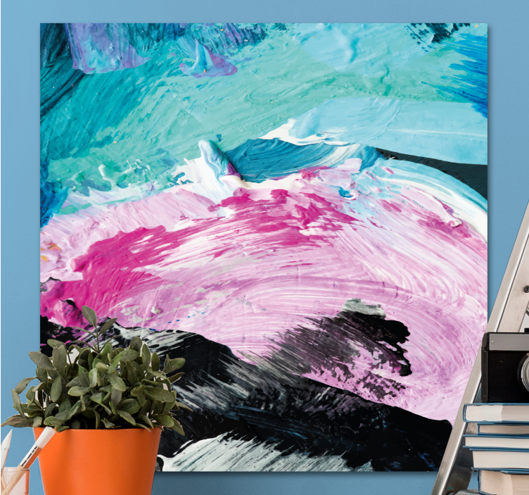 キャンバス 概要 ダイナミックカラースワールズ - TENSTICKERS