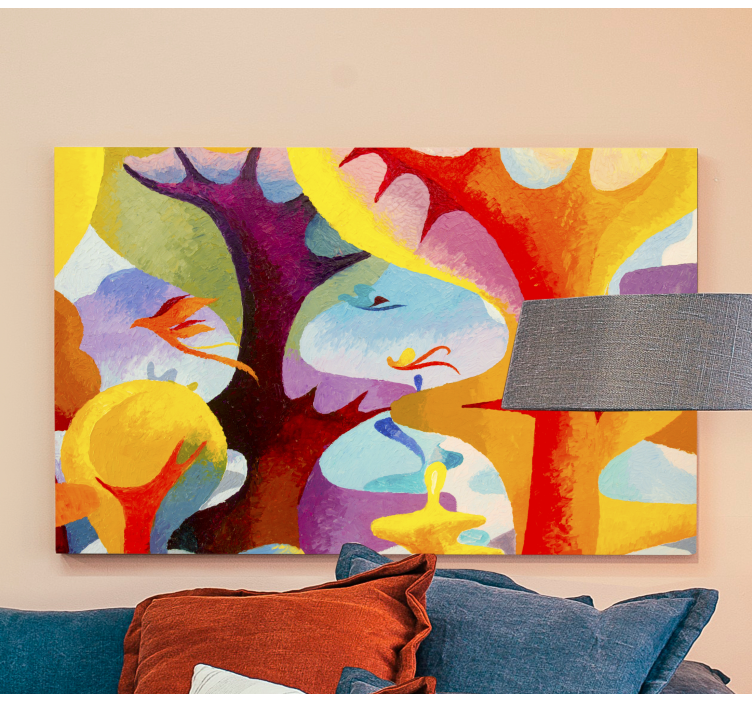 芸術的なオフィスの壁のプリント - TENSTICKERS