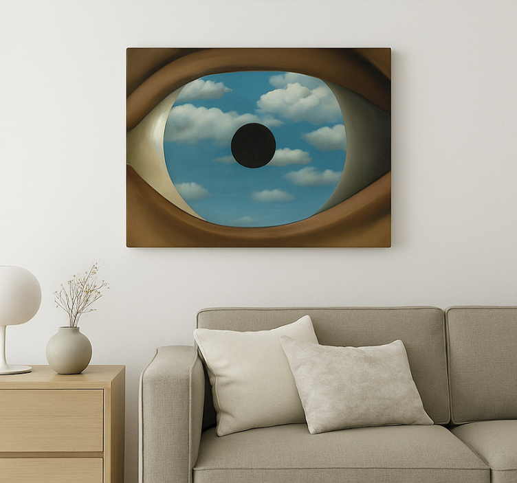 キャンバス 美術 偽の鏡 - TENSTICKERS