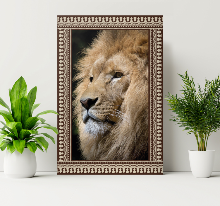 カスタム写真ボヘミアンフレームパーソナライズされたキャンバス - TENSTICKERS