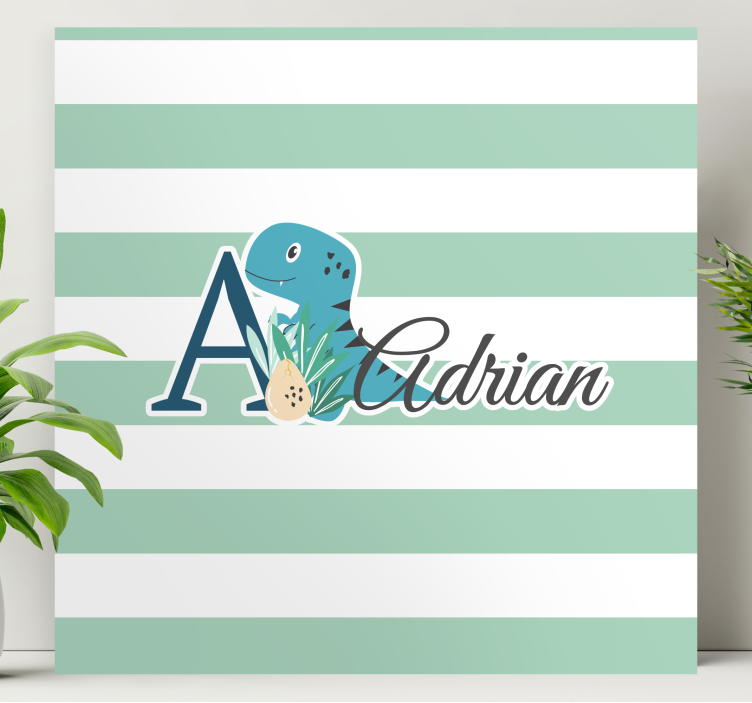 キャンバス 恐竜 アドリアンの遊び心あふれる恐竜 - TENSTICKERS