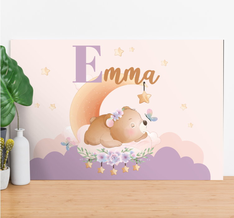 キャンバス 保育園 ベビーベアの夢 - TENSTICKERS