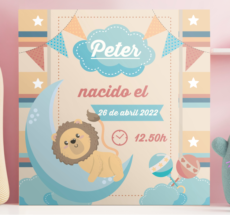 キャンバス 保育園 ライオンムーンセレブレーション - TENSTICKERS