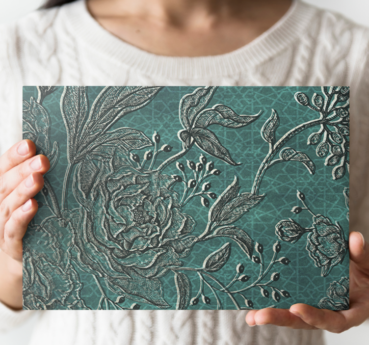 キャンバス 花や植物 エレガントな植物の構成 - TENSTICKERS