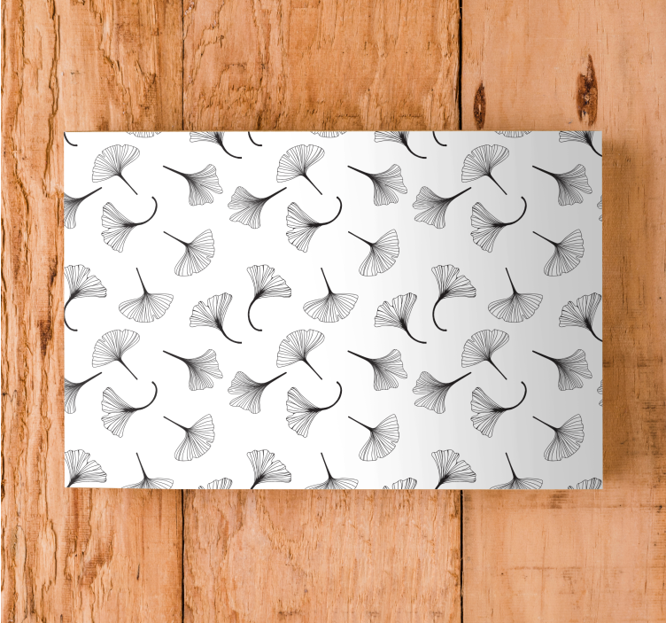 キャンバス 花や植物 銀杏の葉のインスピレーション - TENSTICKERS