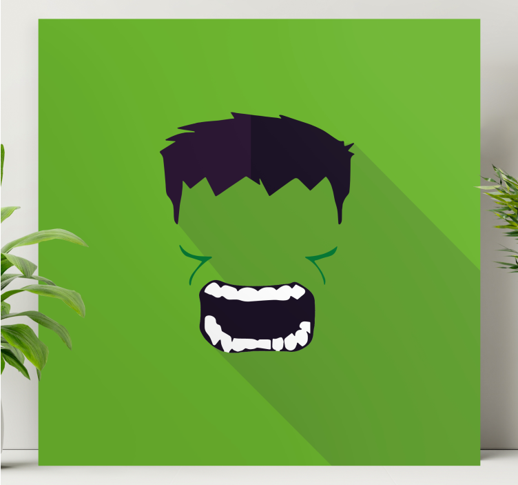 緑のスーパーヒーロースーパーヒーロー額入り写真 - TENSTICKERS