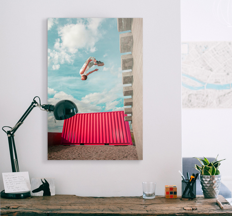 パルクール ポスター印刷デザイン - TENSTICKERS