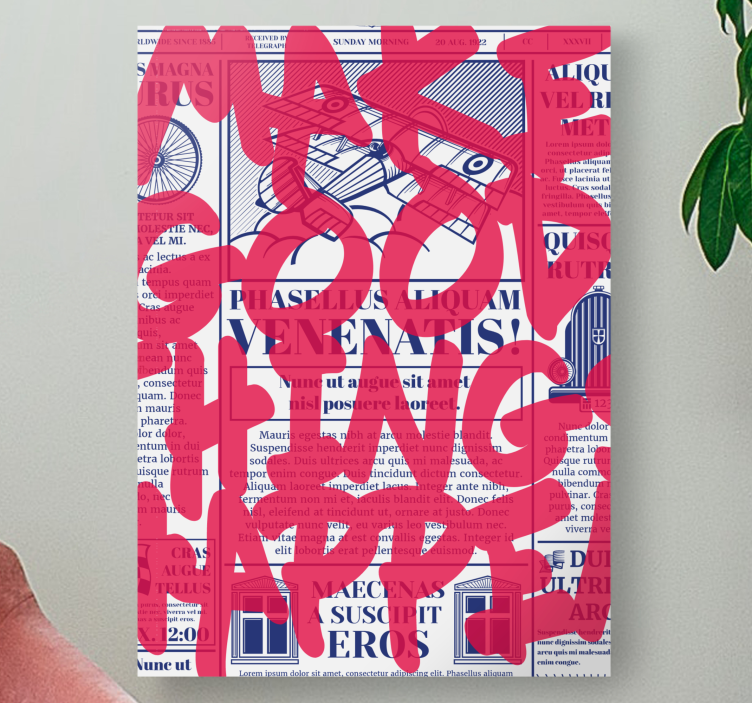 キャンバス 引用符 良いものを作ろう - TENSTICKERS