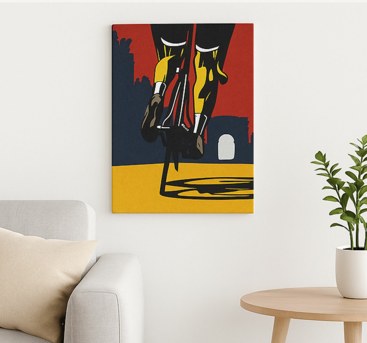 キャンバス スポーツ 足を閉じろ - TENSTICKERS