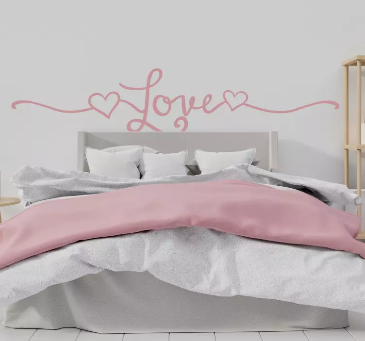 あなたのためのラインスタイルの愛のステッカー - TENSTICKERS